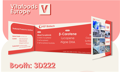 Pridružite se HSF Biotech v Vitafoods Europe 2025!